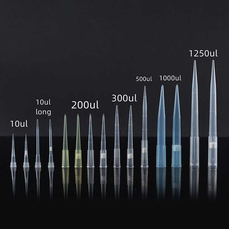 Transparent Sterile Filtered Pipette Tips (Magnetic Plastic Bar) Flat Cap PCR Tube Conical Bottom Micro Centrifuge Tube