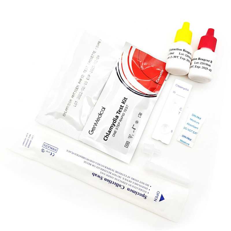 Disposable Medical High Accuracy One Step Diagnose Chlamydia Test Cassette Kits