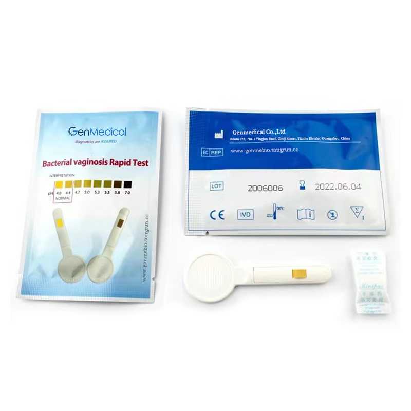 Disposable Bacterial Vaginosis Self-Test Kit Feminine BV Vaginal pH Rapid Test Strip